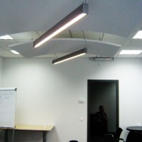 линейные светильники в офисах